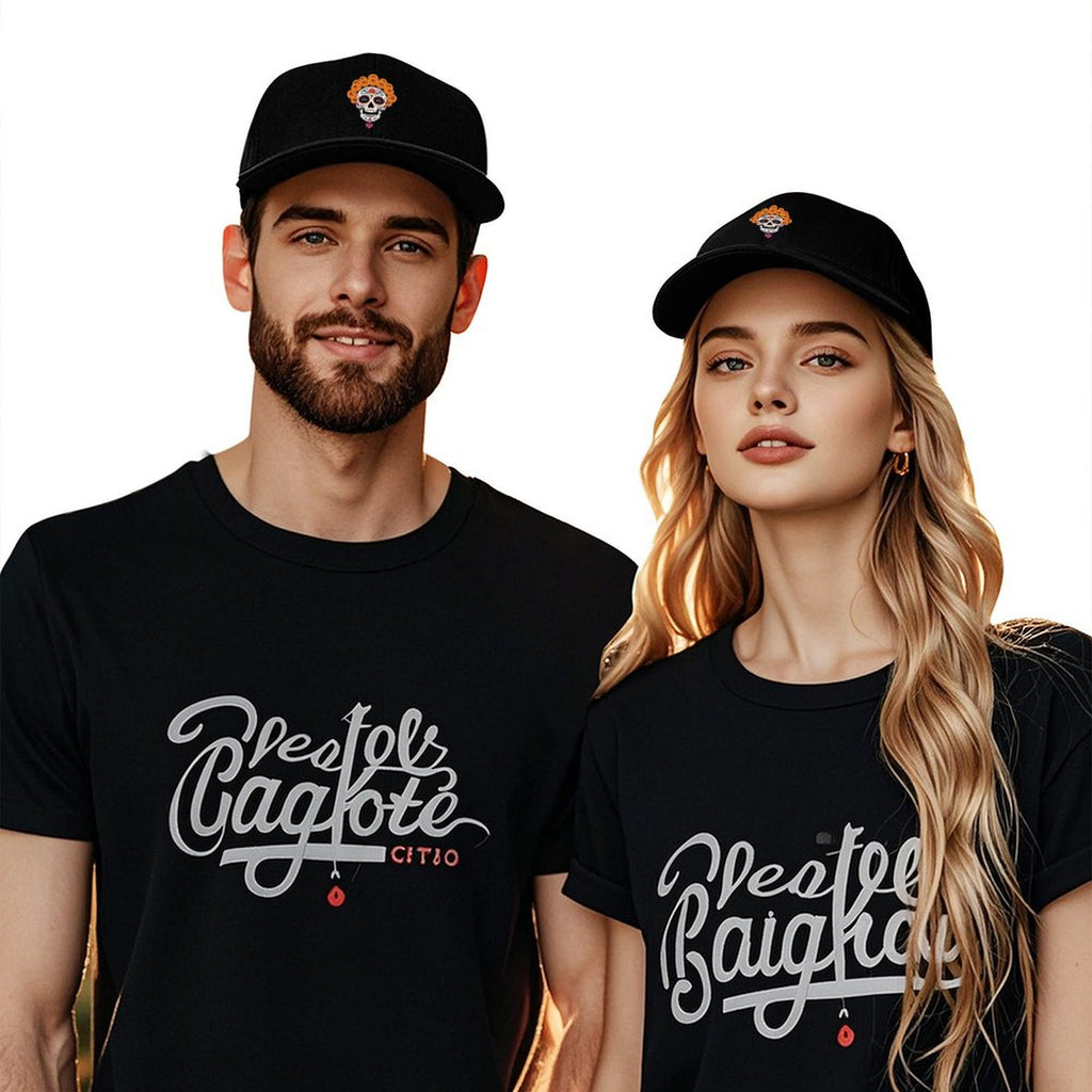 Marigold Sugar Skull Hat (Front Printing)